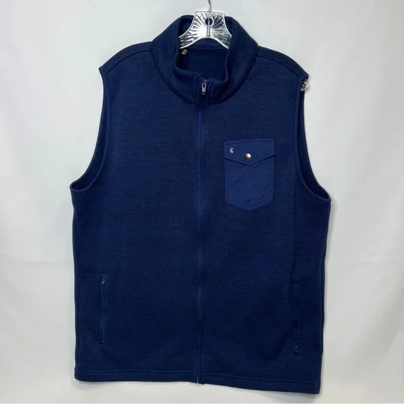 Criquet Vest Golf Apparel Full Zip XL Navy Blue - Picture 7 of 10